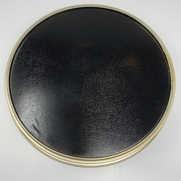 Christmas Serving Tray Vintage Painted Santa Claus Hand Painted Holiday … - Picture 8 of 8